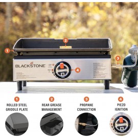 Blackstone 2142 Original 17” Tabletop Griddle with Low-Maintenance Sta