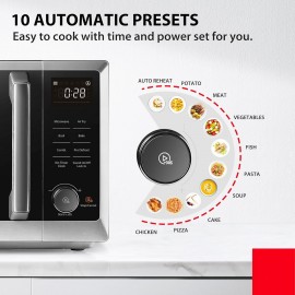 TOSHIBA Air Fry Combo 5-IN-1 26L Countertop Microwave Oven, Broil, Bak