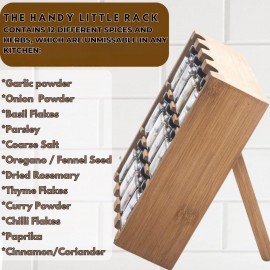 Tilz Spice Rack With Spices Included - Cooking Gifts For Men Women | 1