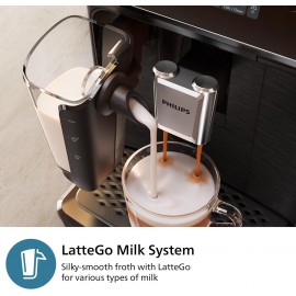 PHILIPS 2300 Series Fully Automatic Espresso Machine - 4 Beverages, Mo