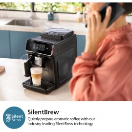 PHILIPS 2300 Series Fully Automatic Espresso Machine - 4 Beverages, Mo