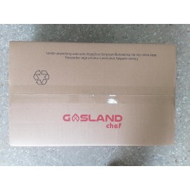 Gasland Chef GH30BF 30cm Built-in 2 Burners Gas Hob, Black Tempered Gl