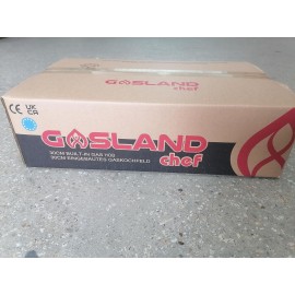 Gasland Chef GH30BF 30cm Built-in 2 Burners Gas Hob, Black Tempered Gl