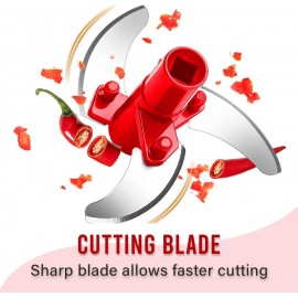 AEX Manual Food Processors Multi-Function Chopper Garlic Press Pull Ve