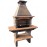Mediterrani Masonry BBQ Grill - Dark Stone Charcoal Barbecue
