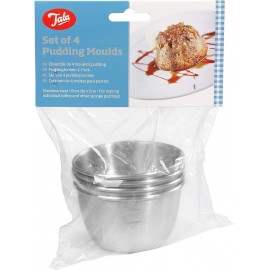 Tala Stainless Steel Pudding Moulds, Perfect for Individual Puddings,