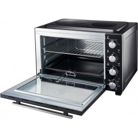 Cooks Professional Mini Oven with Ceramic Hobs | Energy Efficient Elec