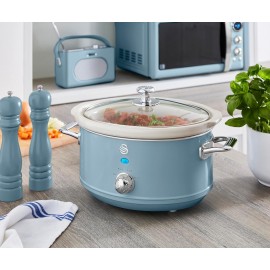 Swan Retro Kitchen Set, 1.5L Fast Boil Kettle & 4 Slice Toaster & 3.5L