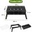 BBQ Barbecue Grill, Portable BBQ Folding Charcoal Barbecue Grill Dispo