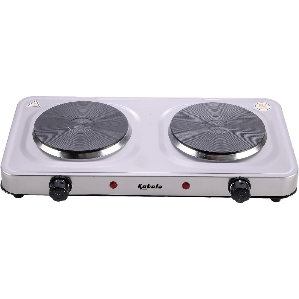 Kabalo 2000W Electric Double Hotplate Portable Kitchen Table Top Cooke
