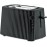 Alessi MDL08 B/UK Toaster, Plastic, Black