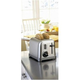 Cuisinart CPT-160 Metal Classic 2-Slice Toaster, Brushed Stainless