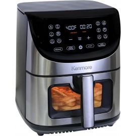 Kenmore 8 Qt Air Fryer, Family Size, 1700W, 12 Preset Cooking Function