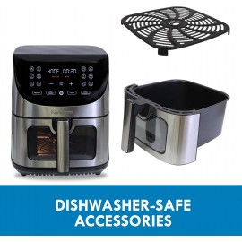 Kenmore 8 Qt Air Fryer, Family Size, 1700W, 12 Preset Cooking Function