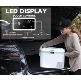 Car Fridge Portable 12V Refrigerator 19 Quart (18 Liter) 12 Volt Freez