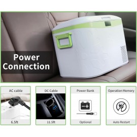 Car Fridge Portable 12V Refrigerator 19 Quart (18 Liter) 12 Volt Freez