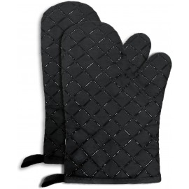 Oven Gloves, Heat Resistant Oven Mitts 1 Pair Portable Oven Glove Non