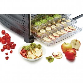 Buffalo 10 Tray Food Dehydrator with Timer and Door 480X362X415mm - Ne