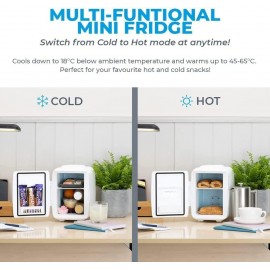 Subcold Classic4 Mini Fridge - Cooler & Warmer | 4 Litre/6 Cans | AC+U