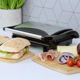 Quest 34340 Panini Press and Grill Sandwich Maker/Compact Stainless St