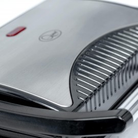 Quest 34340 Panini Press and Grill Sandwich Maker/Compact Stainless St