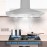 Wall Mount Range Hood 30 inch with Ducted/Ductless Convertible Duct, S