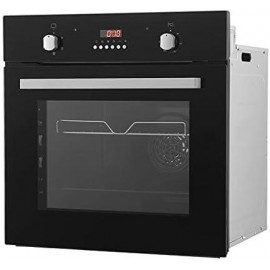 Cookology FOD60BK 60cm Large Built-in Electric True Fan Oven in Black