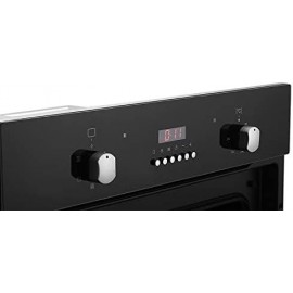 Cookology FOD60BK 60cm Large Built-in Electric True Fan Oven in Black