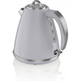 Swan SK19020GRN Retro Jug Kettle, Fast Boil, Easy Pour, 360 Degree Bas