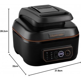 Russell Hobbs XL Family Rapid Air Fryer, Grill & Multi-Cooker, 5L [7 C