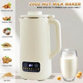 Machine Automatic Nut Milk Maker,Digital Soup Maker,20 Oz Nut Milk Mak