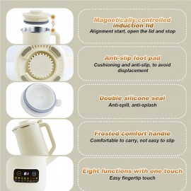 Machine Automatic Nut Milk Maker,Digital Soup Maker,20 Oz Nut Milk Mak