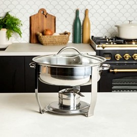 Aspect Round Chafing Dish Buffet Set - 4.5Liter (30Cm Diameter) - Stai