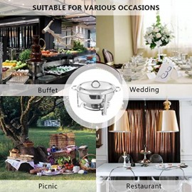 Aspect Round Chafing Dish Buffet Set - 4.5Liter (30Cm Diameter) - Stai