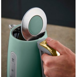 Tower Cavaletto 1.7L 3KW Jug Kettle in Jade with Champagne Accents, Co