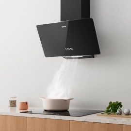 CIARRA CBCB6725 Angled Cooker Hood 60cm with CBCF002X2 Carbon Filters