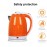Electric Kettle - Double Layer Coated Anti-Scald Steel, Anti-Dry Burni