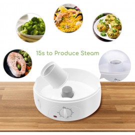 Aigostar 3 Tier Food Steamer, Electric Vegetable Steamer with BPA Free