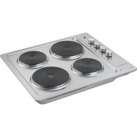 Cookology SEP601SS 60cm Built-in Cooktop Solid Plate Electric Hotplate