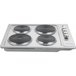 Cookology SEP601SS 60cm Built-in Cooktop Solid Plate Electric Hotplate