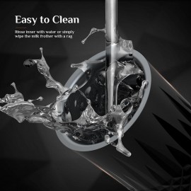 Dallfoll 4-in-1 Automatic Milk Frother, Electric Milk Steamer, Hot and