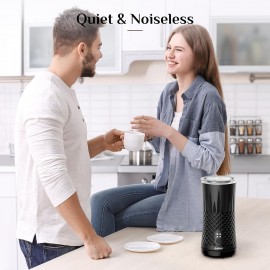 Dallfoll 4-in-1 Automatic Milk Frother, Electric Milk Steamer, Hot and