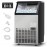 COSTWAY Commercial Ice Maker Machine, 50kg/24H tainless Steel Ice Cube