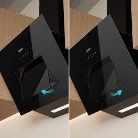 CIARRA Angled Cooker Hood 60cm CBCB6736M 650m³/h Recirculating Ducting
