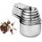 Measuring Cups Stainless Steel 7 Piece Stackable Set for Dry or Liquid