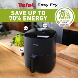 Tefal Easy Fry Max Digital Air Fryer, 5L, 10in1, Uses No Oil, Air Fry,