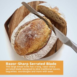 Jean-Patrique Chopaholic Bread Knife - 9 | Homemade Bread and Pastry K