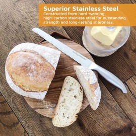 Jean-Patrique Chopaholic Bread Knife - 9 | Homemade Bread and Pastry K