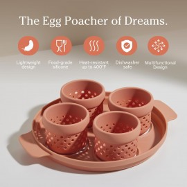 Our Place Silicone Egg Poacher Add-On - Easy-Use Poaching Set | Fail-P