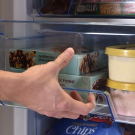 Igenix IG355W Freestanding Under Counter Freezer with 3 Large Drawers,